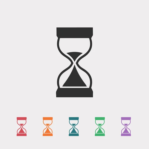 Reloj de arena icono de diseño plano — Vector de stock