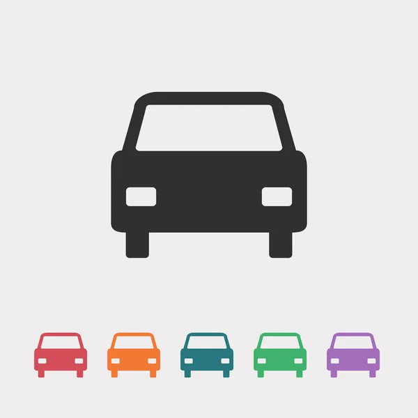 Auto pictogram teken — Stockvector