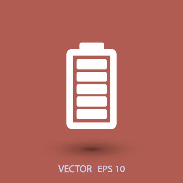 Icône de signe de batterie — Image vectorielle