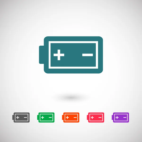 Icône de signe de batterie — Image vectorielle