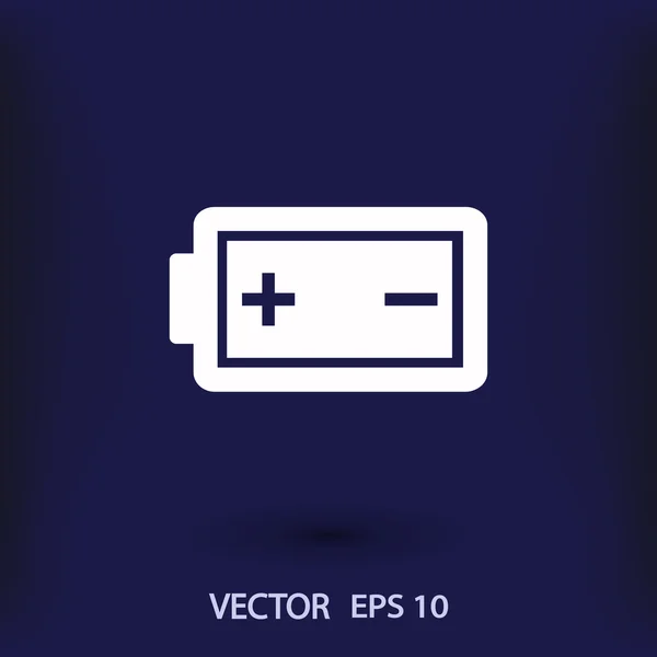 Batteri tegn ikon – Stock-vektor