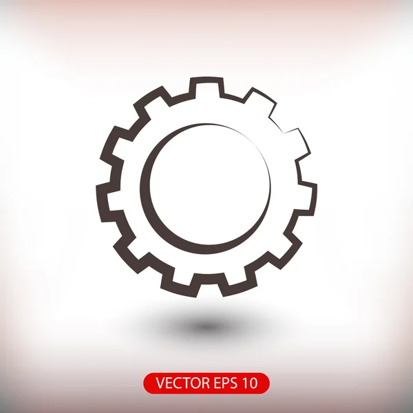 Gear icon illustration — Stock Vector