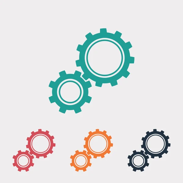 Gears icon illustration. — Stock Vector