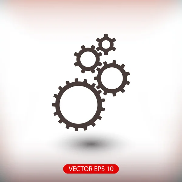 Gears pictogram illustratie. — Stockvector