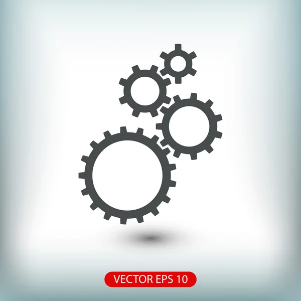 Gears icon illustration. — Stock Vector