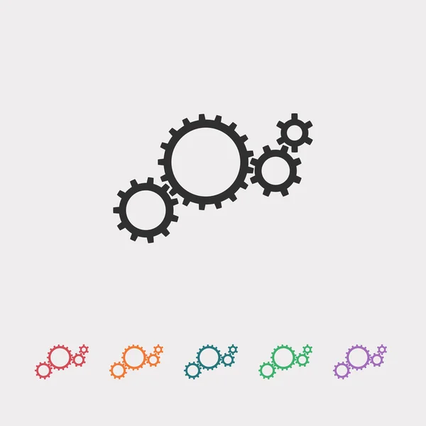 Gears icon illustration. — Stock Vector