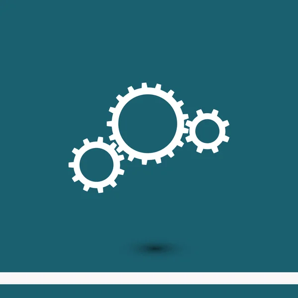 Gears pictogram illustratie. — Stockvector