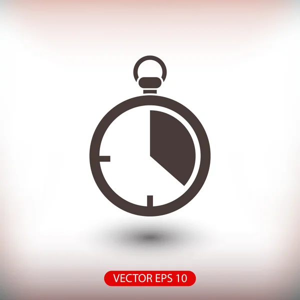 Ilustración del icono del cronómetro — Vector de stock