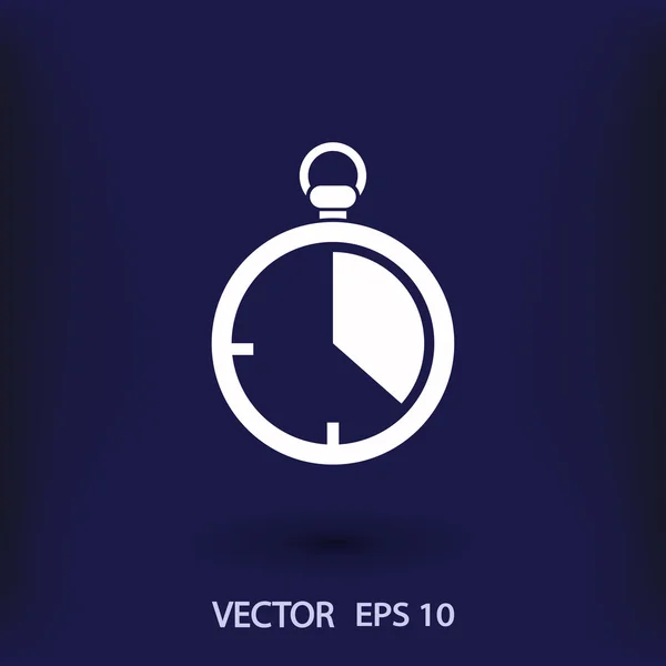 Stopwatch pictogram illustratie — Stockvector