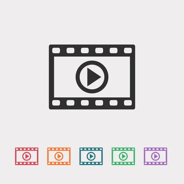 Icono de vídeo ilustración — Vector de stock