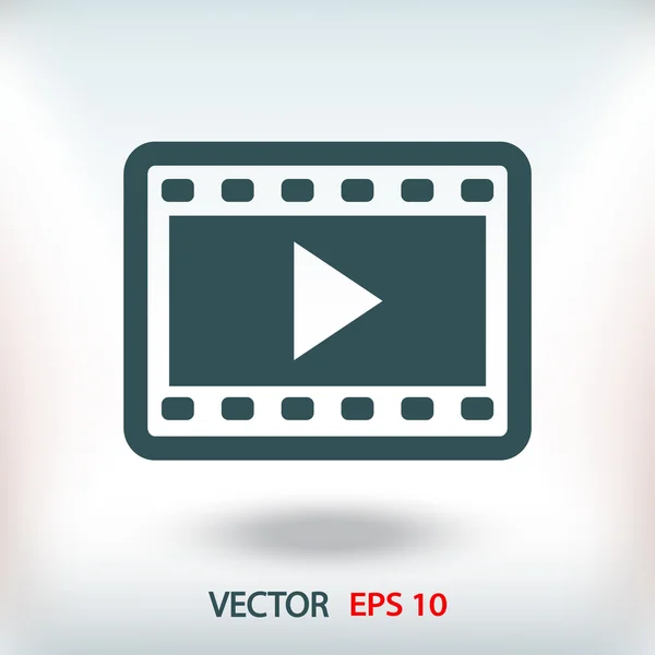 Icono de vídeo ilustración — Vector de stock