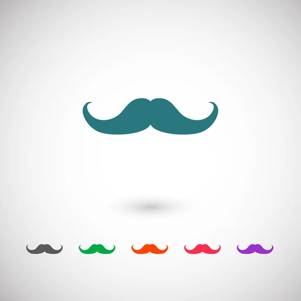 Ilustração do ícone do bigode —  Vetores de Stock