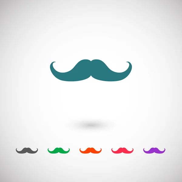 Illustration icône moustache — Image vectorielle