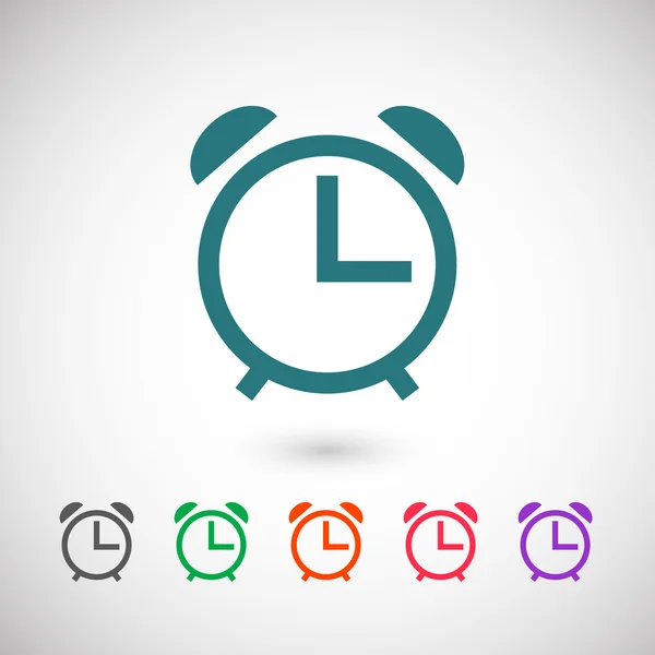 Icono del reloj despertador — Vector de stock