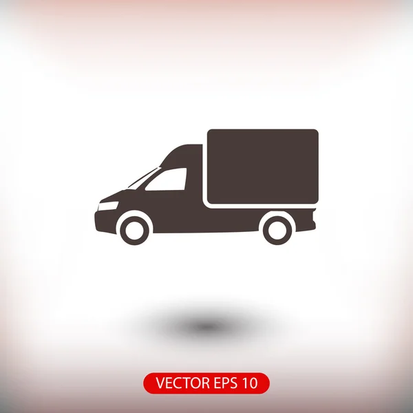 Illustrazione icona camion . — Vettoriale Stock