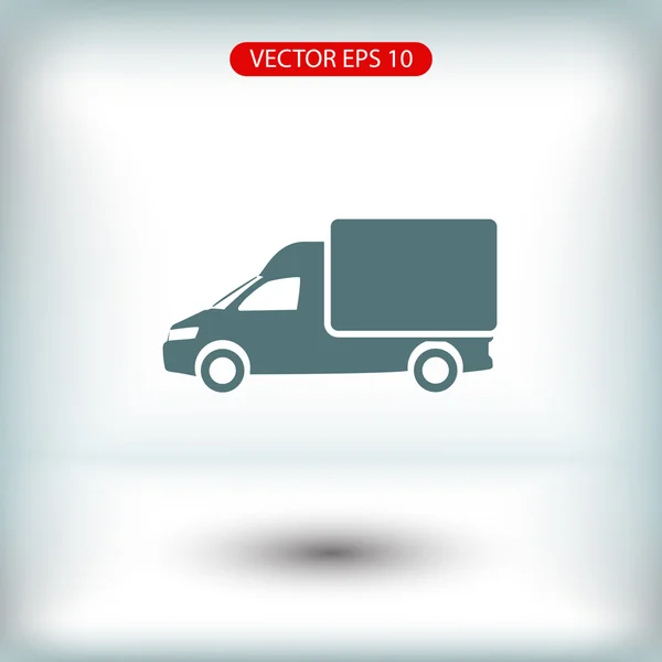 Vrachtwagen pictogram illustratie. — Stockvector