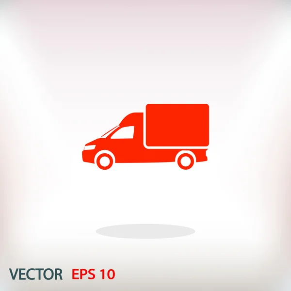 Illustrazione icona camion . — Vettoriale Stock