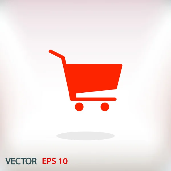 Icono del carrito de compras, — Archivo Imágenes Vectoriales