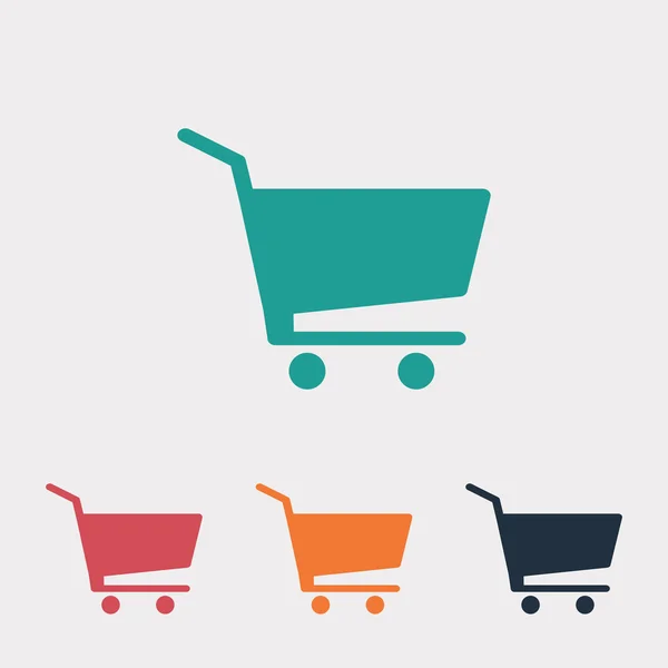 Shopping cart icon, — Stock Vector