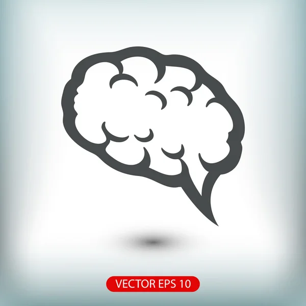 Icono cerebral Ilustración . — Archivo Imágenes Vectoriales