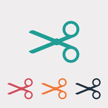 Makas simge tasarlamak.