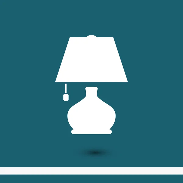 Ilustrație pictogramă lampă . — Vector de stoc