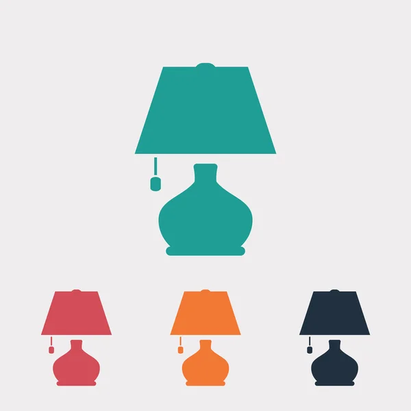 Illustration icône lampe . — Image vectorielle