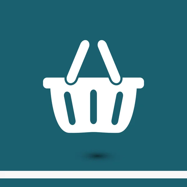 Shopping basket icon — Stock Vector