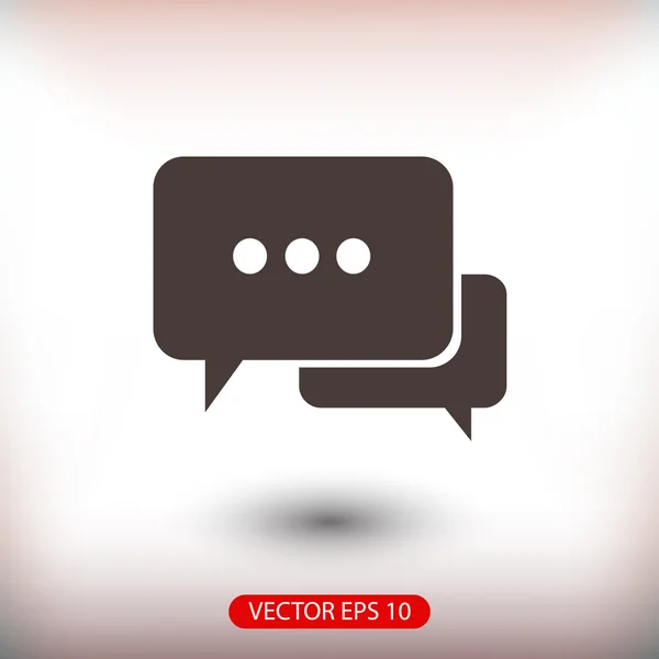 Icono de chat ilustración — Vector de stock