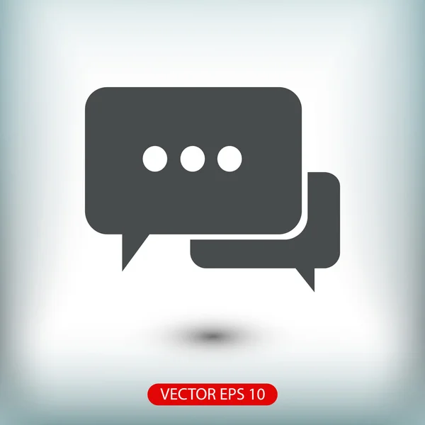 Icono de chat ilustración — Archivo Imágenes Vectoriales