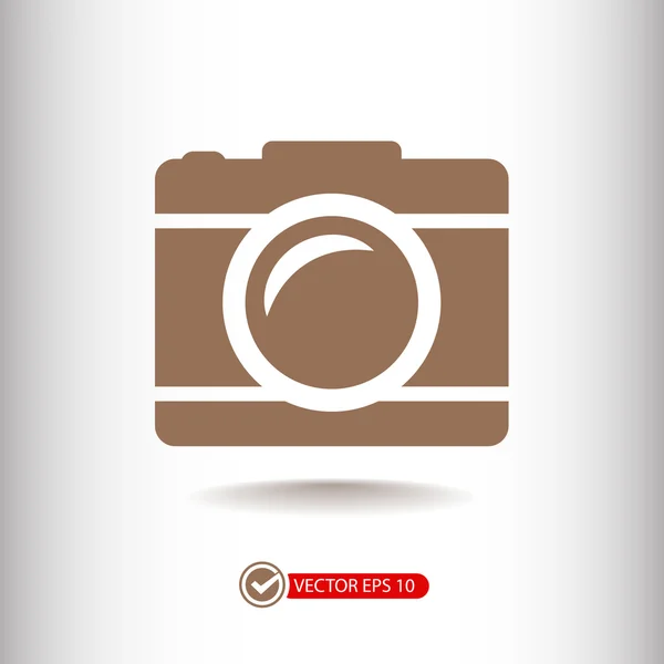 Camera pictogram illustratie — Stockvector