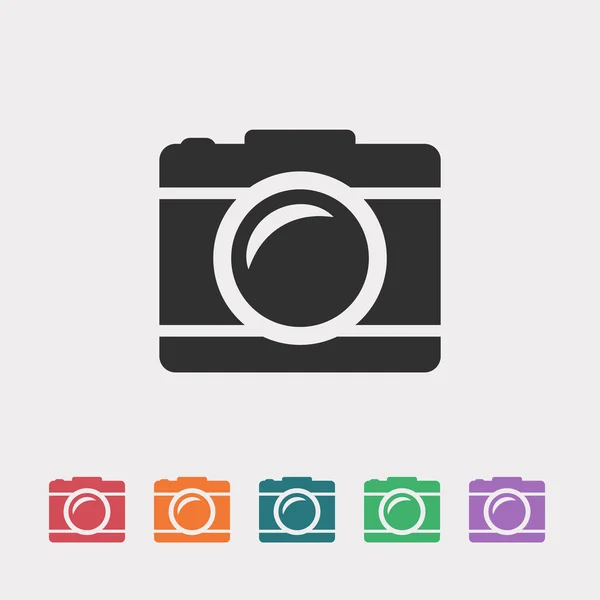 Illustration icône de caméra — Image vectorielle