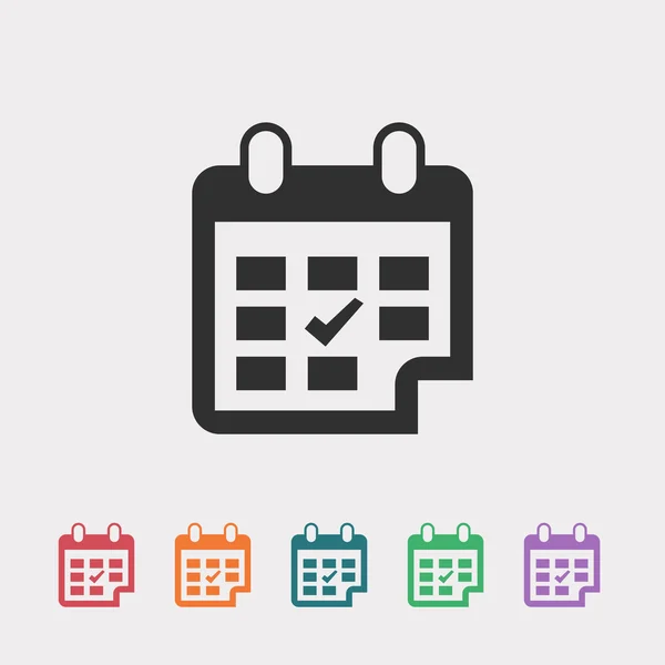 Agenda pictogram illustratie — Stockvector