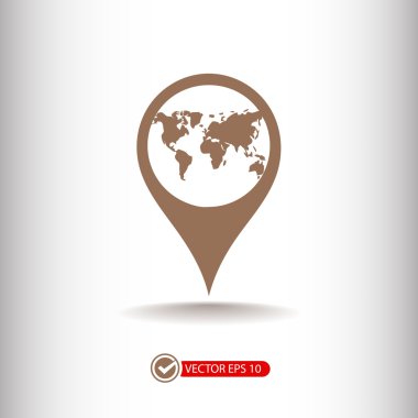 harita işaretçi simgesi