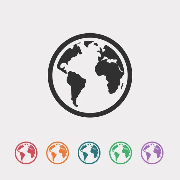 Globe  icon illustration — Stock Vector