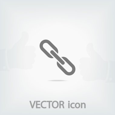 zincir bağlantı simgesi illüstrasyon