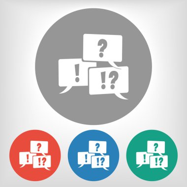 soru ve ünlem işareti