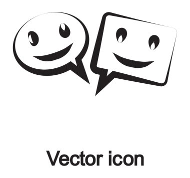 Gülümseyen baloncuk simgesi