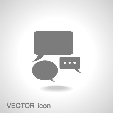 konuşma balonları simgesi