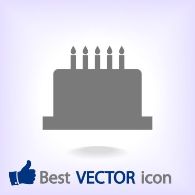 doğum günü pastası simgesi