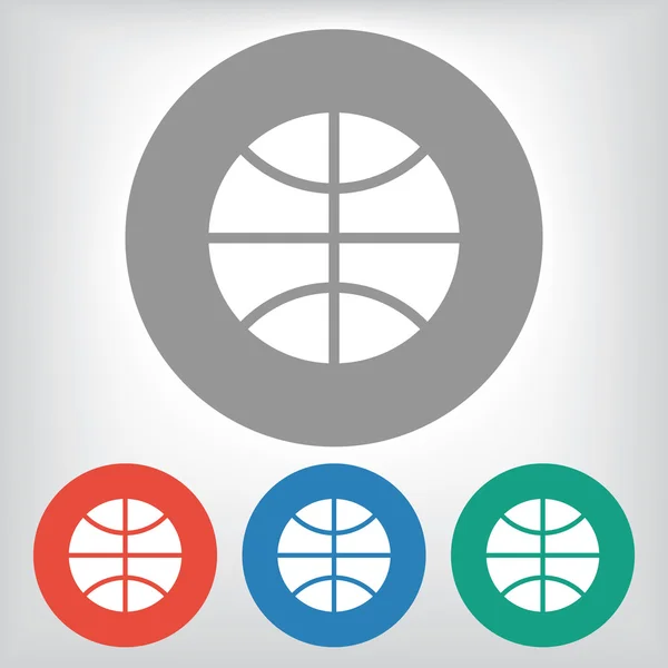 Icône de basket-ball — Image vectorielle