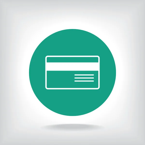 Pictogram van de creditcard van de Bank — Stockvector