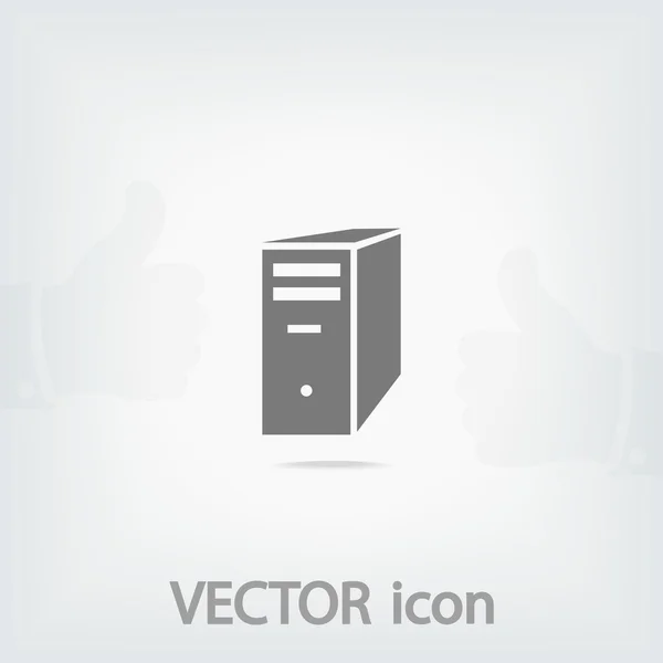 Computer server icon — Stock Vector