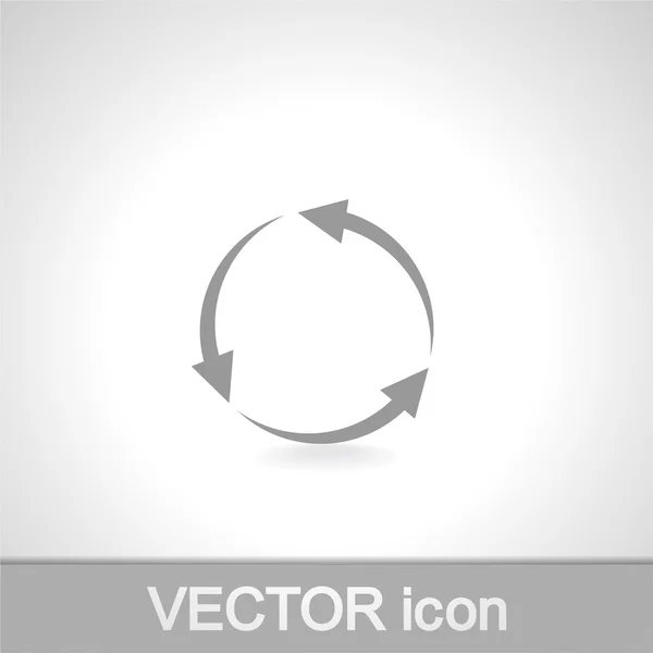 Icona delle frecce circolari — Vettoriale Stock
