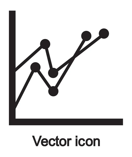 Infografía, icono del gráfico — Archivo Imágenes Vectoriales