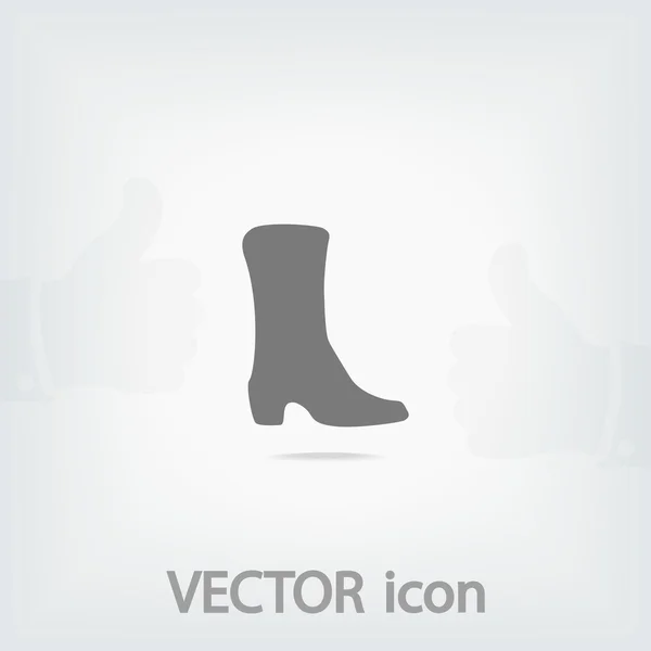 Mujer zapatos icono — Vector de stock