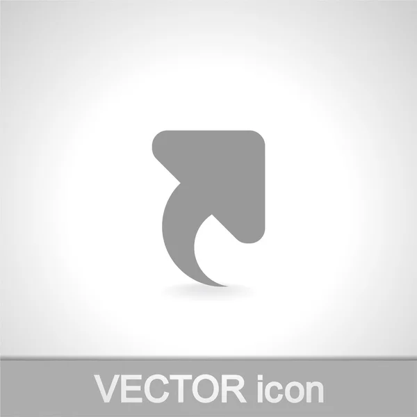 Omhoog pijlpictogram — Stockvector