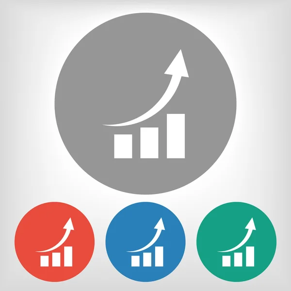 Infográfico, ícone gráfico — Vetor de Stock