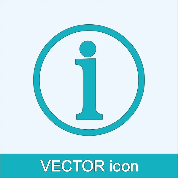 Informatiepictogram teken — Stockvector