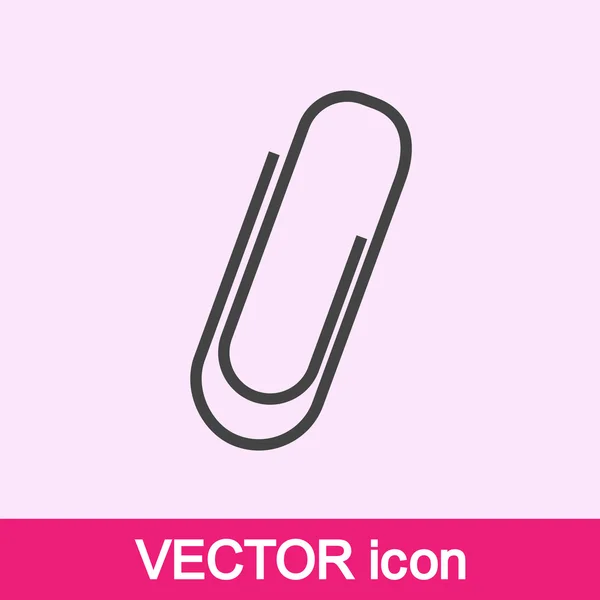 Paper clip icon — Stock Vector